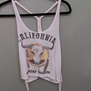 Freeze California Weekend Warrior White Tank Top